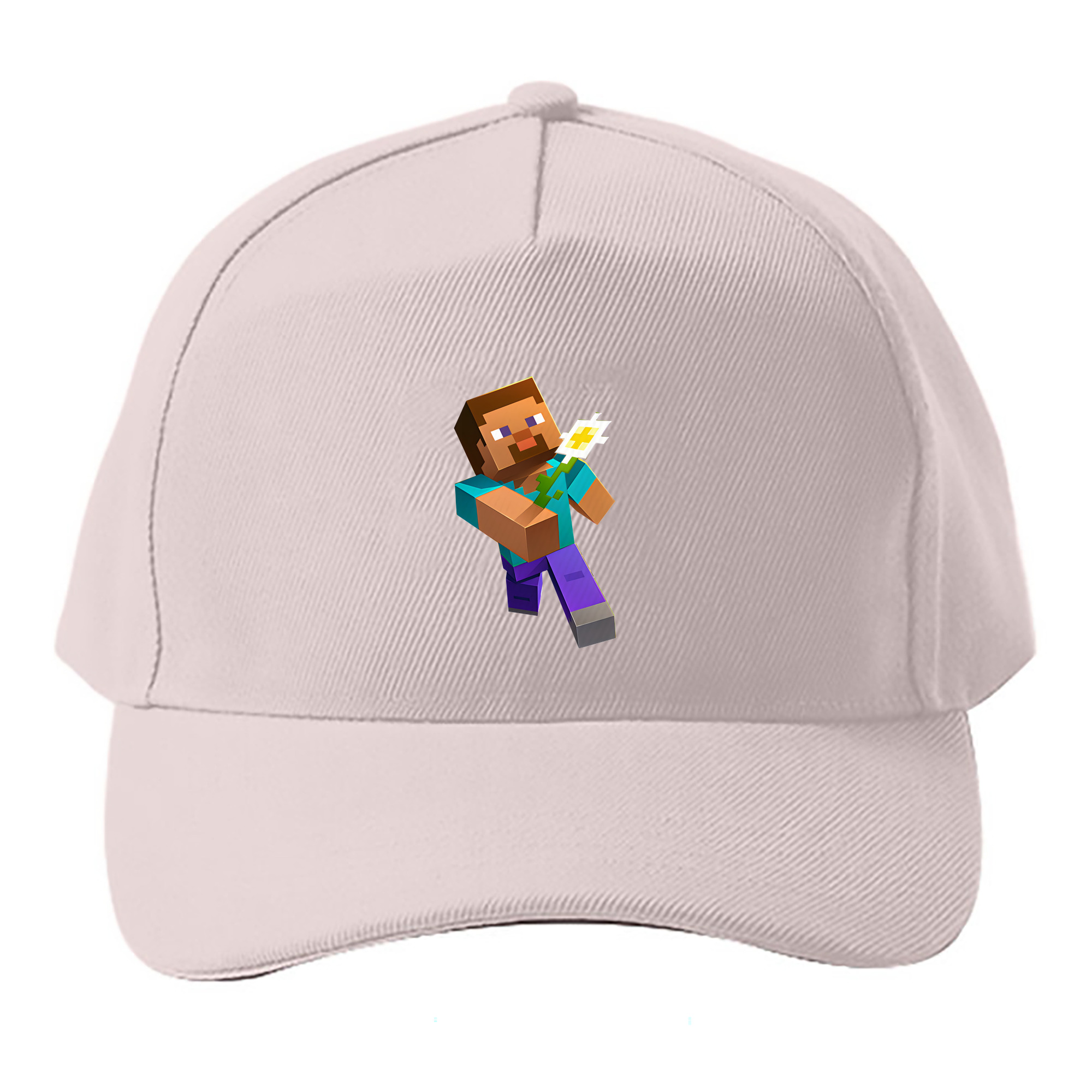 （画像用） マインクラフト ブロックの世界 Minecraft MC Block world ベースボールキャップ 綿100％ 男女兼用 帽子 スポーツ